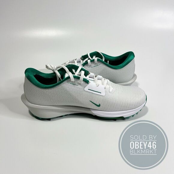 Nike Air Zoom Infinity Tour 2 Golf Shoes Photon Dust/Green HQ2158-100 Sz 12 - Picture 5 of 6
